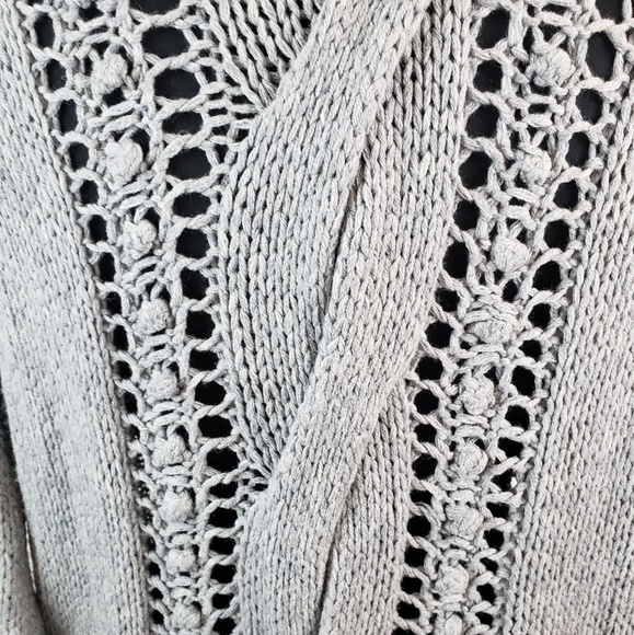 Joie Open Front Wool Cashmere Sweater Sz M VGUC - Picture 4 of 7